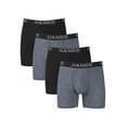 thumbnail image 1 of Hanes Men's Boxer Brief 4-Pack Ultimate Comfort Flex Fit Total Support Pouch, 1 of 5