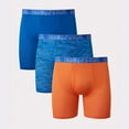 thumbnail image 1 of Hanes Men's Boxer Briefs 3-Pack X-Temp Stretch Underwear Gym Workout FreshIQ, 1 of 10