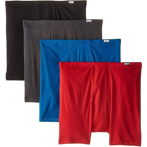 Hanes Men's Boxer Briefs ComfortSoft Waistband 4-Pack_Assorted Solids_3XL