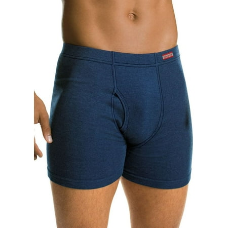 Hanes Men's Boxer Briefs ComfortSoft Waistband Assorted Solids 5-pack_Assorted_L