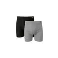 thumbnail image 1 of Hanes Men's Boxer Briefs, Moisture-wicking Underwear, Breathable Boxer Briefs for Men, 2-Pack, 1 of 10