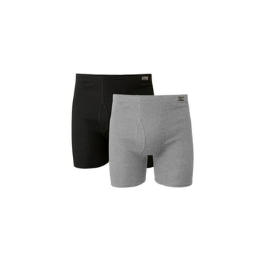 Hanes Men's Boxer Briefs, Moisture-wicking Underwear, Breathable Boxer Briefs for Men, 2-Pack