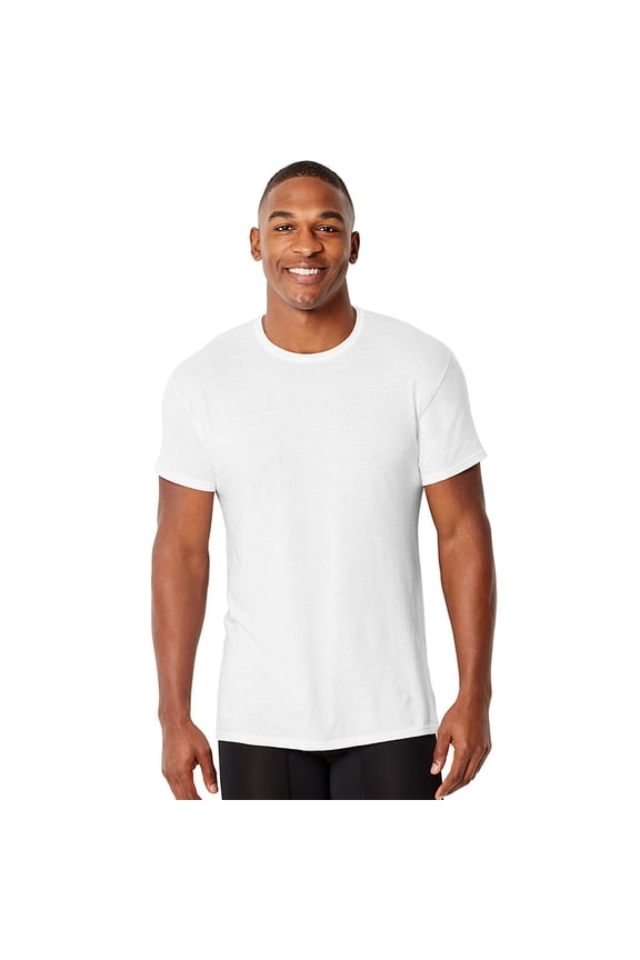 Men's Comfort Fit Crewneck Undershirt 4-Pack
