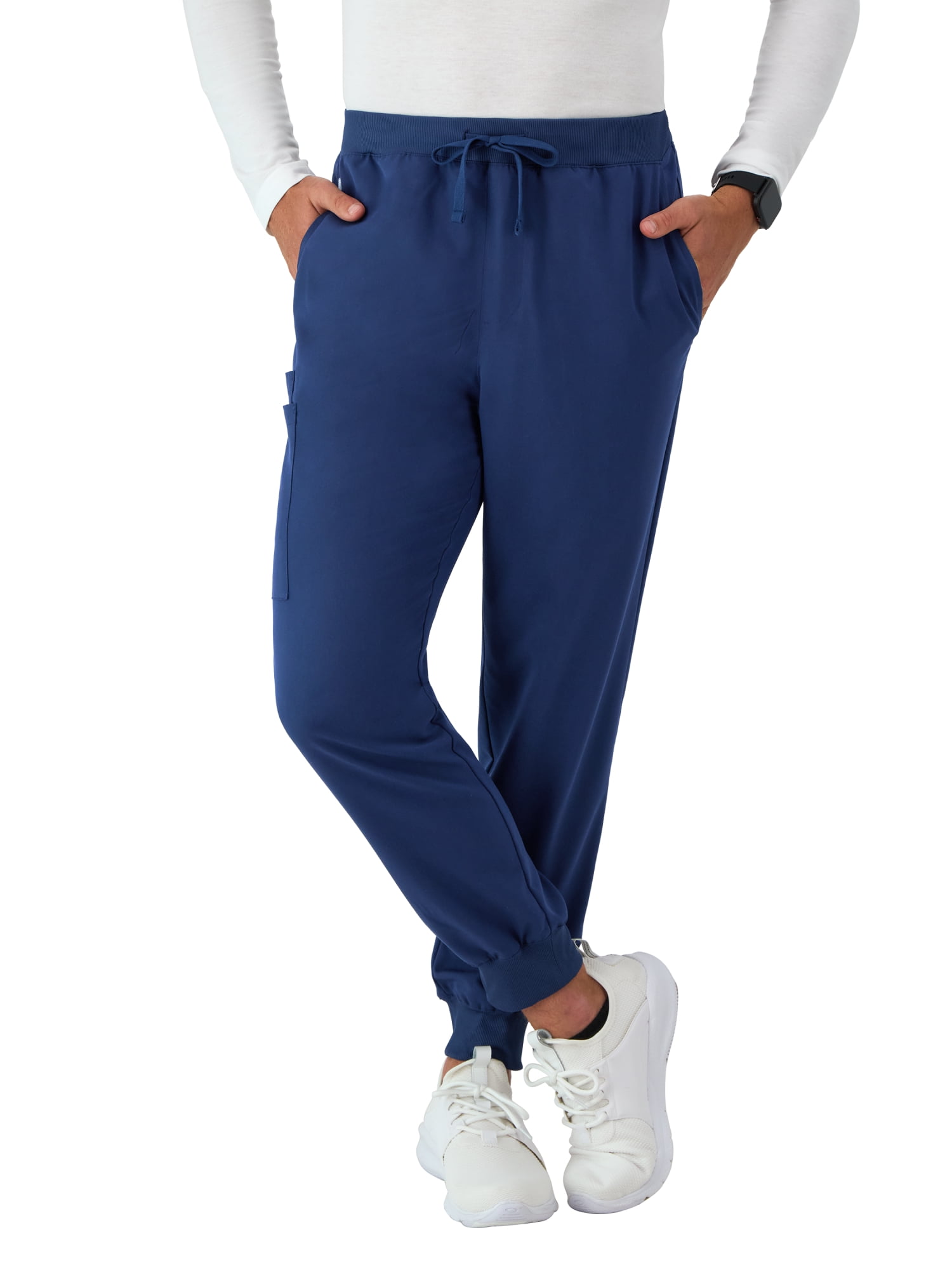 Hanes Mens Hanes Men's Scrubs Drawstring Jogger Scrub Pants, Comfort Fit, Sizes S-3XL