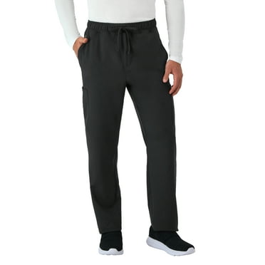 Hanes Men's Comfort Fit Scrubs Drawstring Straight-Leg Pants, Sizes up-to 3X