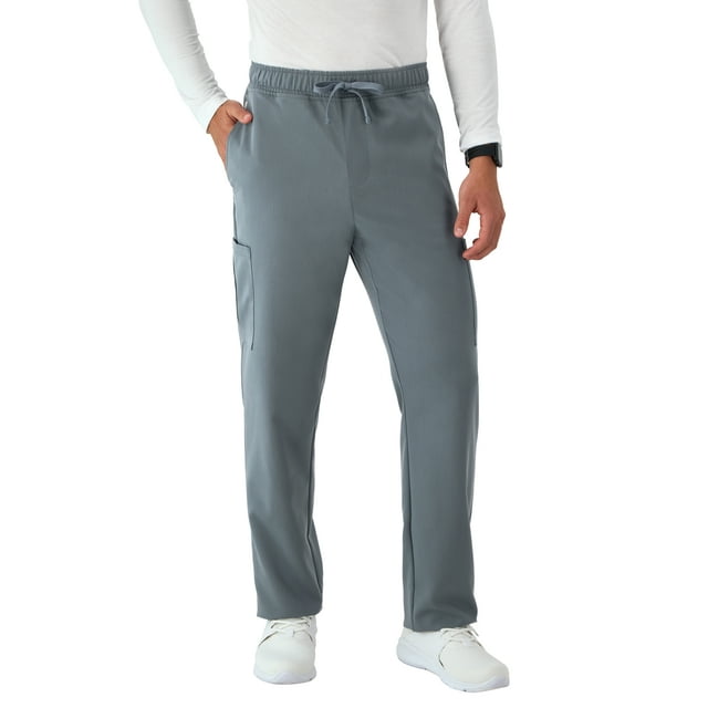 Hanes Men's Comfort Fit Scrubs Drawstring Straight-Leg Pants, Sizes up-to 3X
