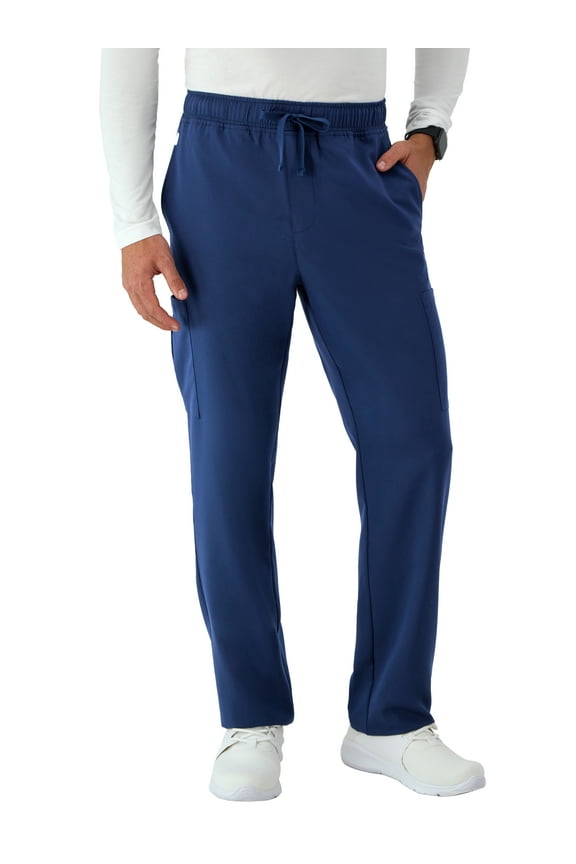 Men's Comfort Fit Scrubs Drawstring Straight-Leg Pants, Sizes up-to 3X