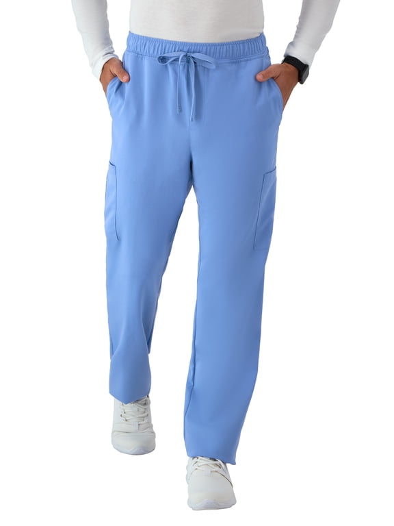 Mens Hanes Men's Scrubs Drawstring Scrub Pants, Straight Leg, Comfort Fit, Sizes S-3XL