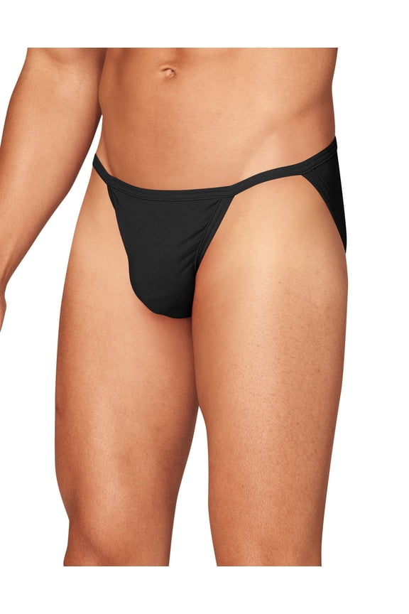 Men's Comfort Flex Fit® String Bikini Assorted 6-Pack L