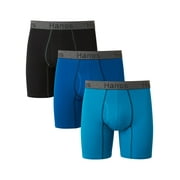 Hanes Men's Comfort Flex Fit Ultra Soft Cotton Stretch Boxer Briefs, 3 Pack, Sizes S-3XL