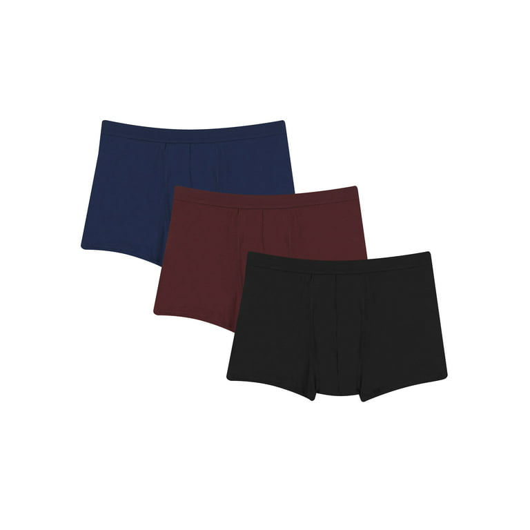 Hanes Men's Comfort Flex Fit Ultra Soft Cotton Stretch Trunks, 3 Pack