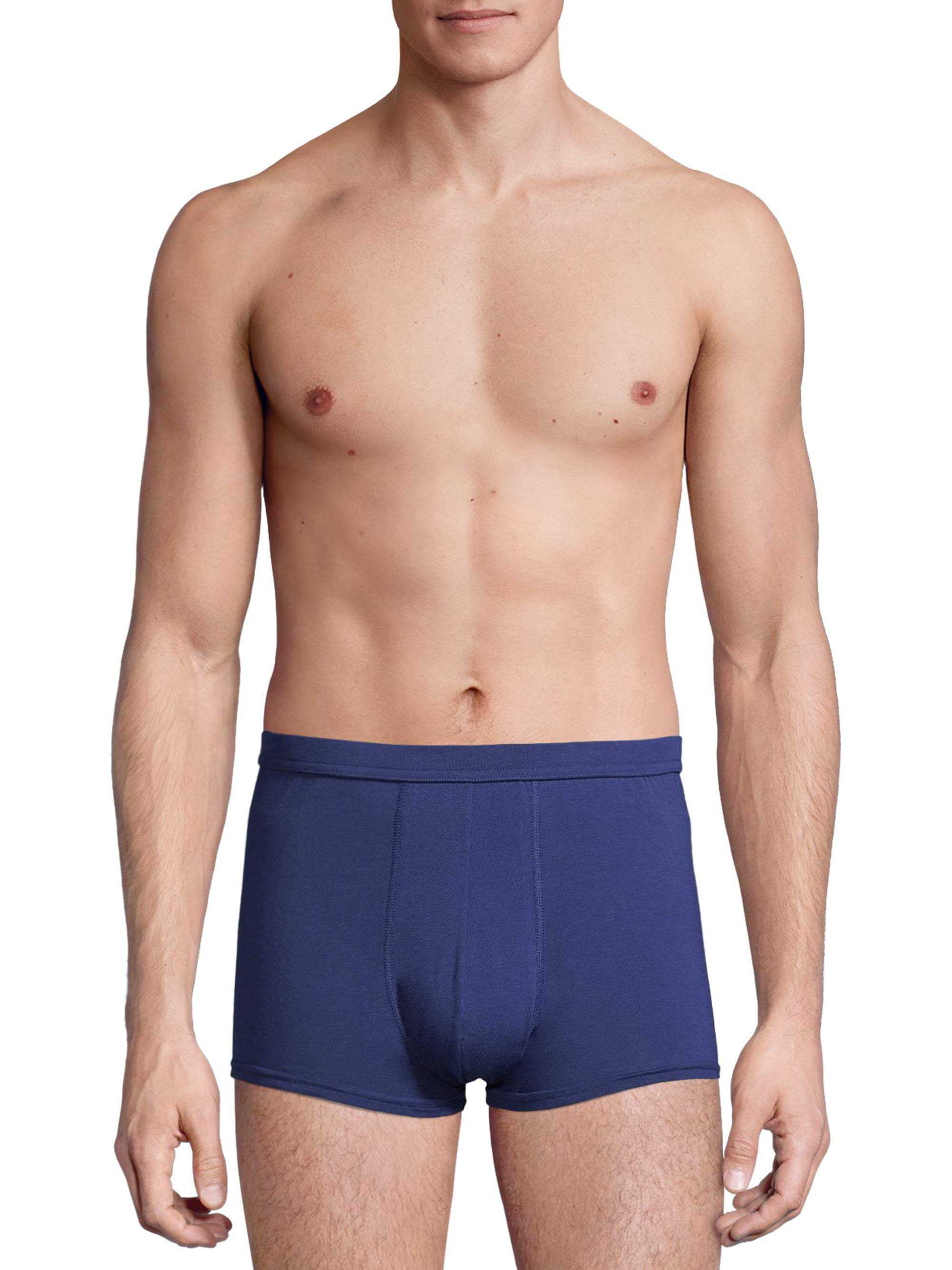 Hanes Men's Comfort Flex Fit Ultra Soft Cotton Stretch Trunks, 3 Pack