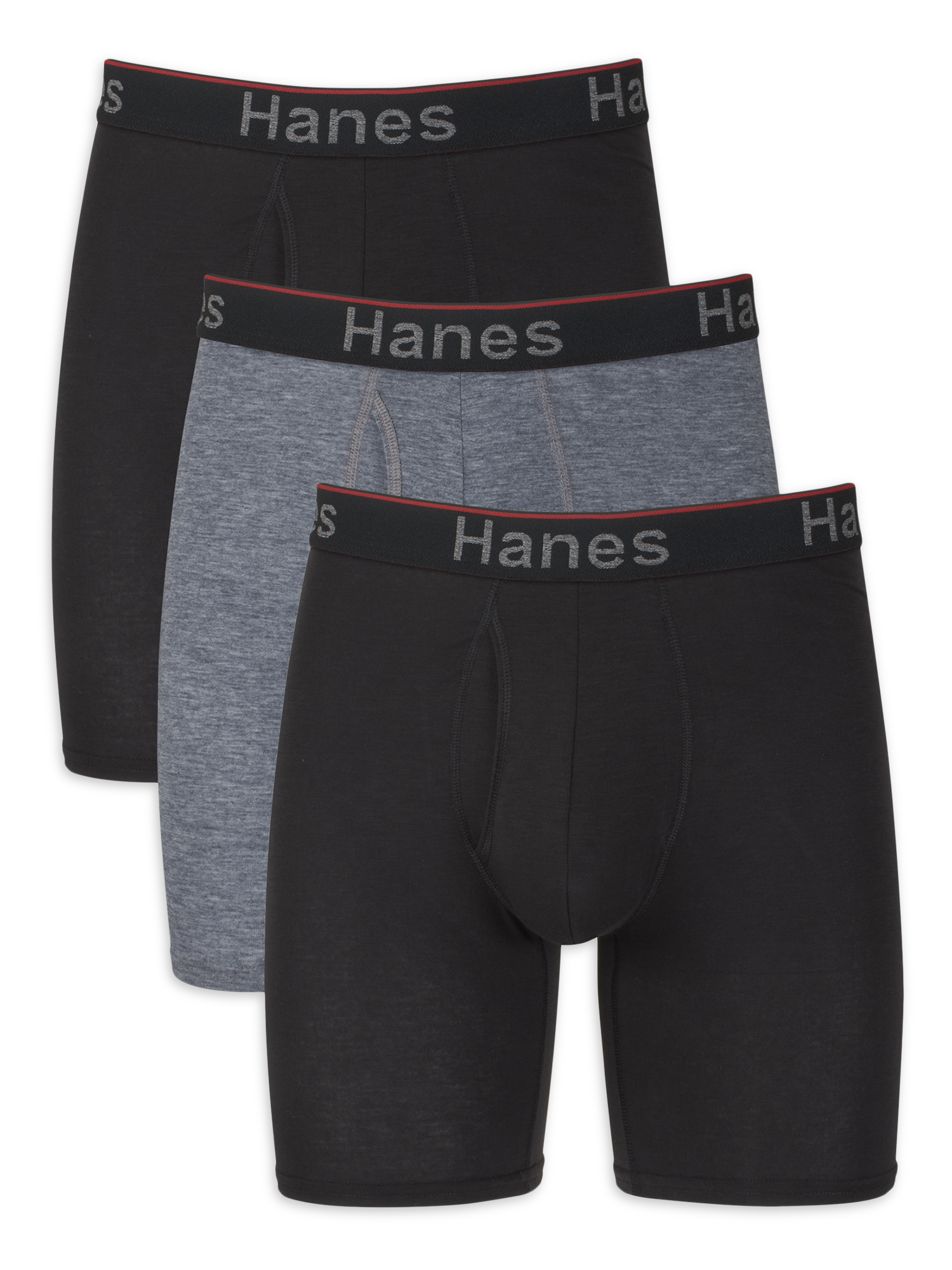 Hanes Men's Comfort Flex Fit Total Support Pouch Boxer Briefs, 3 Pack ...
