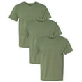 thumbnail image 1 of Hanes Men`s ComfortBlend® EcoSmart® Crewneck T-Shirt,5170,3X,Heather Green (Pack of 3) 3 Heather Green, 1 of 1
