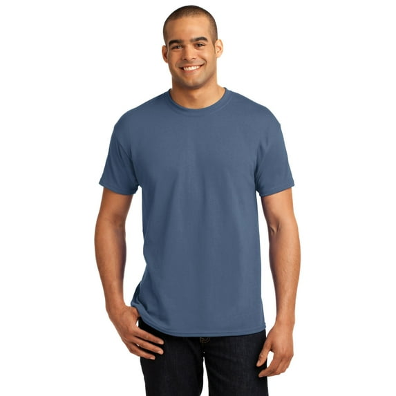 Hanes Men's ComfortBlend® EcoSmart® Crewneck T-Shirt (Pack of 3) 3 Denim Blue