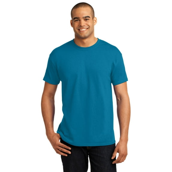 Hanes Men's ComfortBlend® EcoSmart® Crewneck T-Shirt (Pack of 3) 3 Teal
