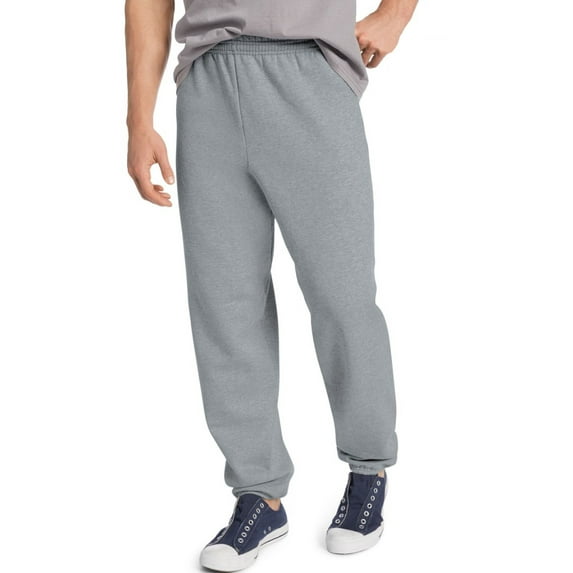 Hanes Men's ComfortBlend EcoSmart Sweatpants, Light Steel, Small