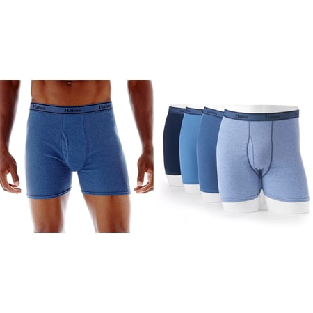 Hanes Men's ComfortFlex Waistband Boxer Brief 4-Pack Large