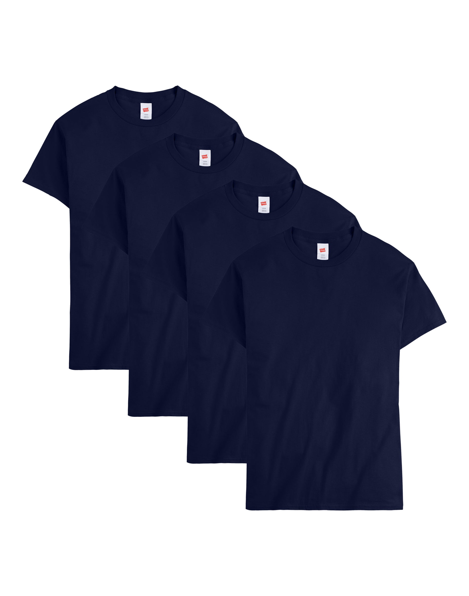 トップス everyone luxury cotton tee shirt NAVY Hanes, Men's Cotton T-Shirt, Navy 2XL, Value 4-Pack - Walmart.com