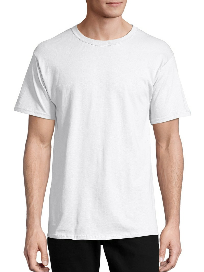 Hanes Men's ComfortSoft 100% Cotton Short Sleeve Crew Neck T-Shirt