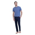 thumbnail image 1 of Hanes Men's ComfortSoft Jersey Short Sleeve Crew Tee and Pants Sleep Set, 2-Piece, Sizes S-2XL, 1 of 2