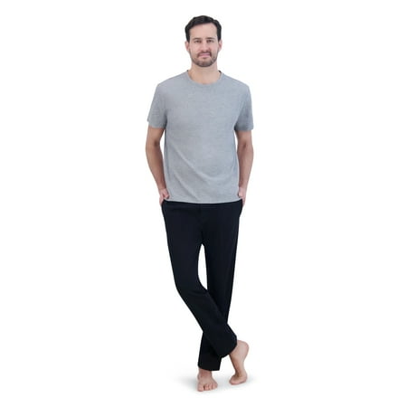 Hanes Men’s ComfortSoft Sleep Set – Cozy Tee & Pants, 2-Piece (S-2XL)