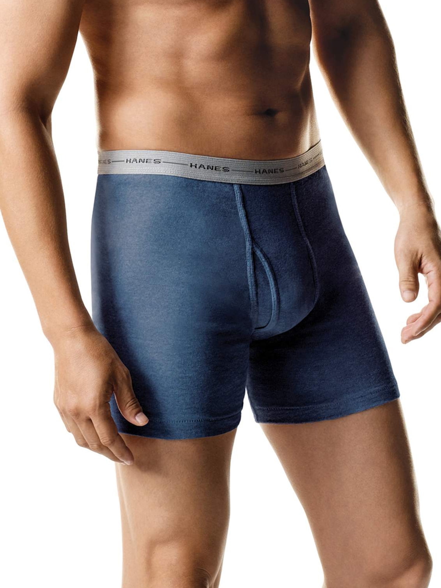 Hanes Men's ComfortSoft Tagless Boxer Briefs, 5 + 1 Bonus Pack