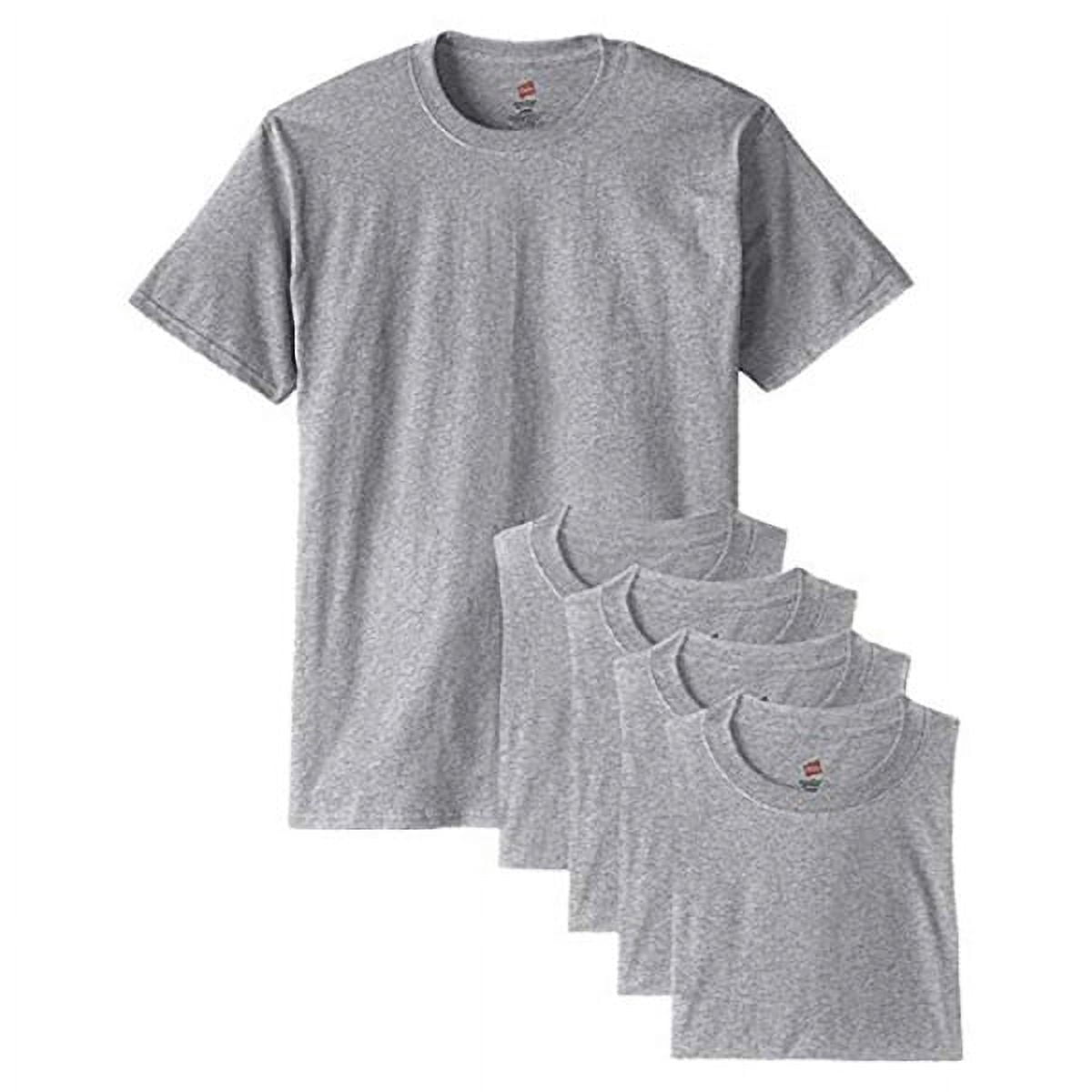 Hanes Men's ComfortSoft Tagless Crewneck T-Shirt - 5250 (Pack Of 5 ...