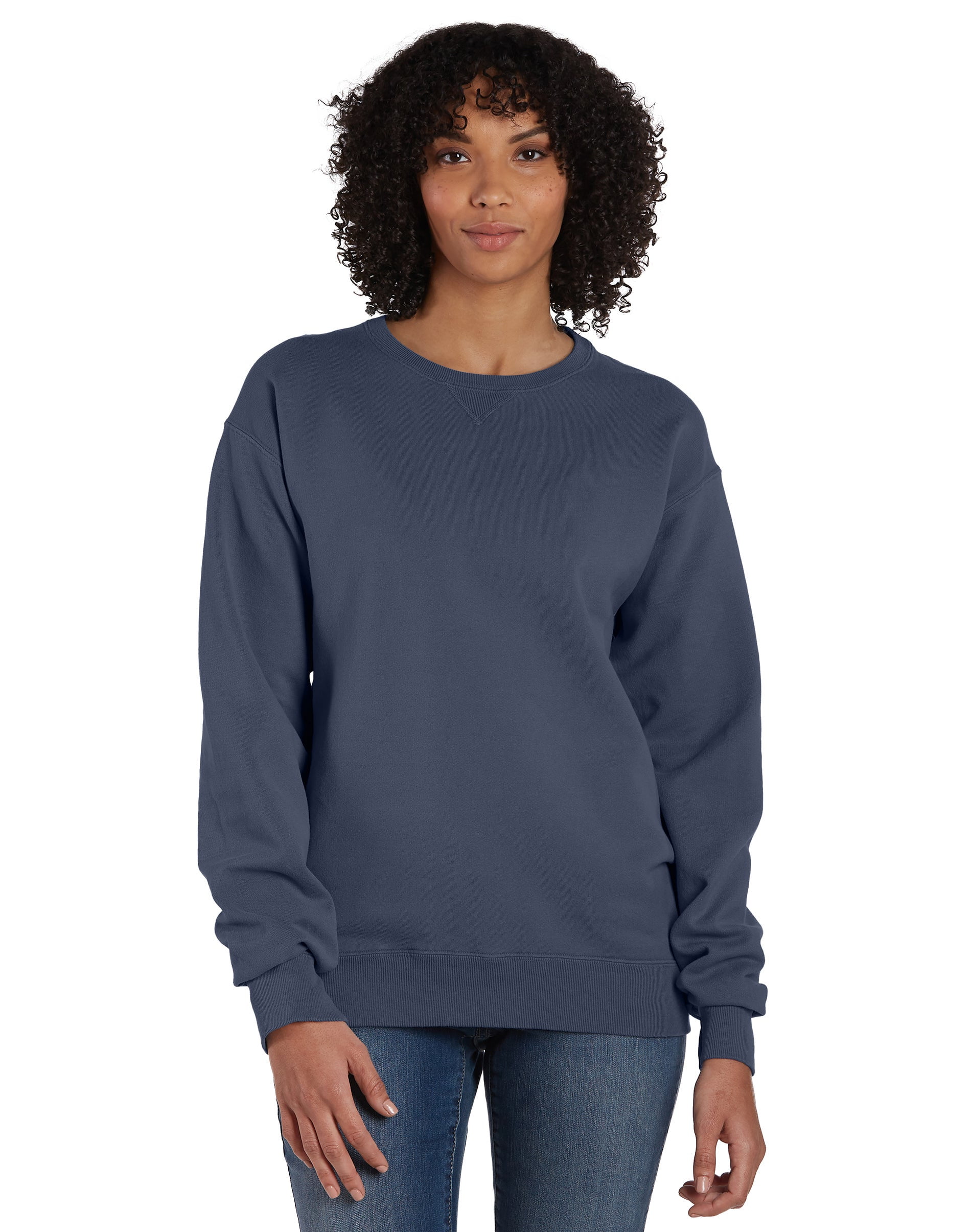 Sweat à Capuche Hanes Comfortwash Pour Homme - Anchor Slate - Taille XXL - Coton Doux Vintage