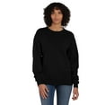 thumbnail image 1 of Hanes Unisex Garment Dyed Fleece Sweatshirt Black M, 1 of 8