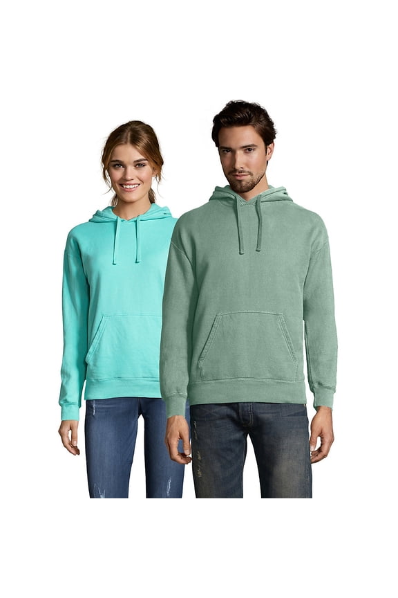 Men's ComfortWashâ„¢ Garment Dyed Fleece Hoodie Sweatshirt - GDH450 GRTDYE