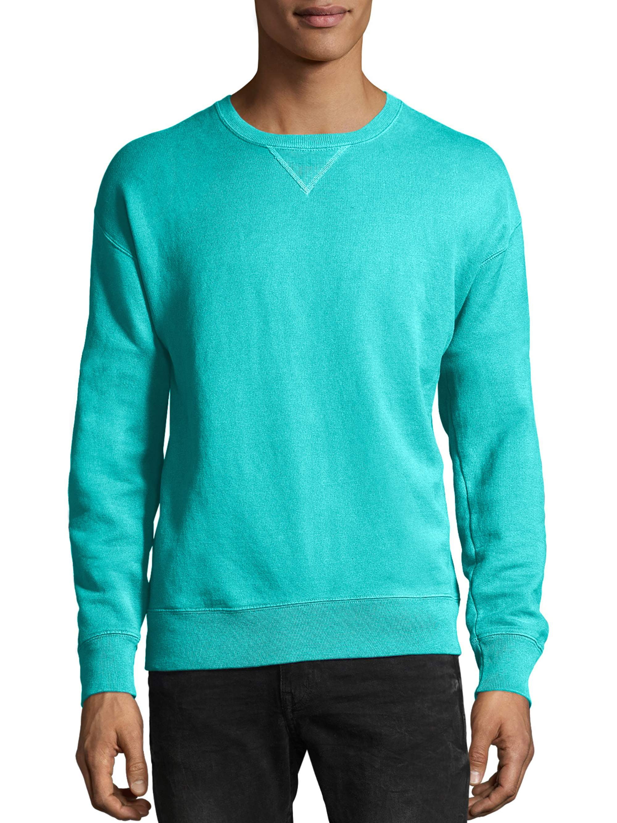 Hanes Men s ComfortWash Garment Dyed Fleece Sweatshirt Walmart