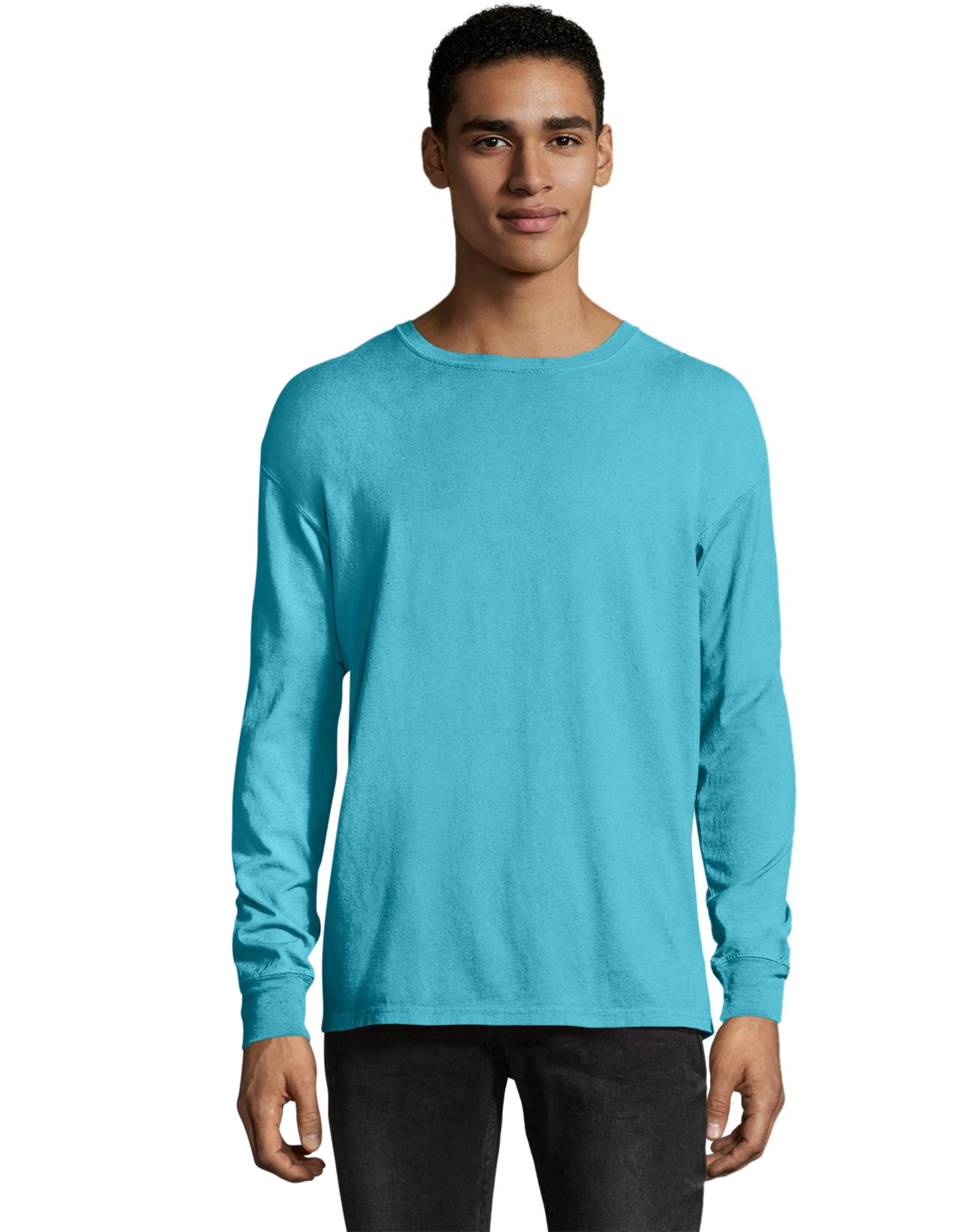 Hanes Men's ComfortWash Garment Dyed Long Sleeve Tshirt