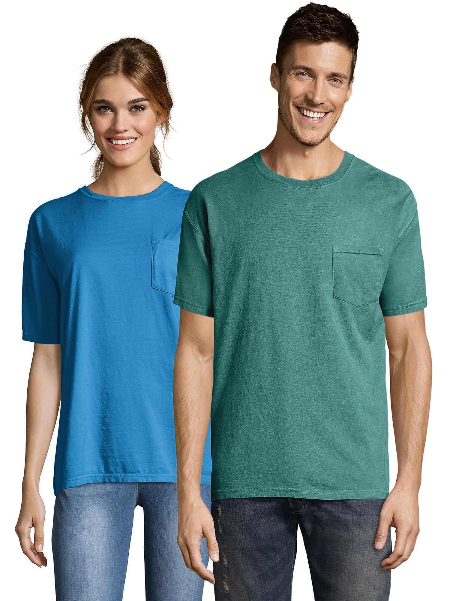 træthed Se internettet Disciplin Hanes Men's ComfortWash Garment Dyed Short Sleeve Pocket T-shirt -  Walmart.com