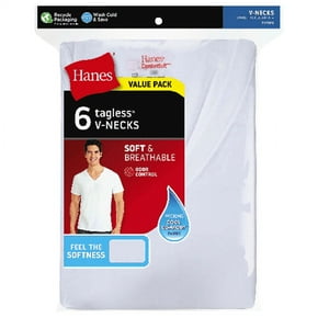 Hanes V-neck T-shirts