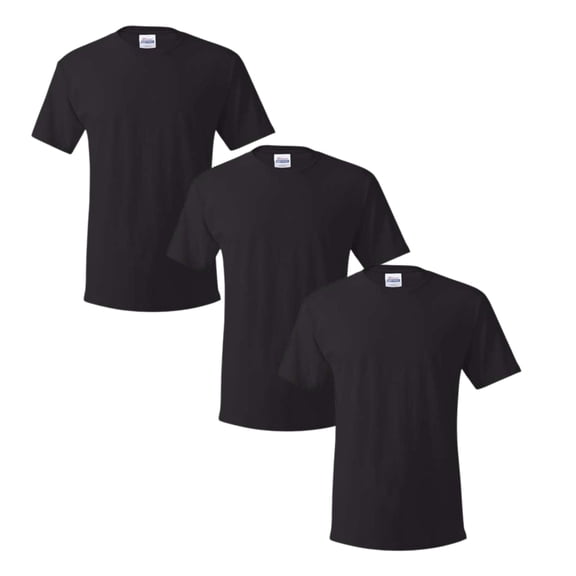 Hanes Men's Comfortsoft Cotton Tagless T-Shirts, 3 Pack