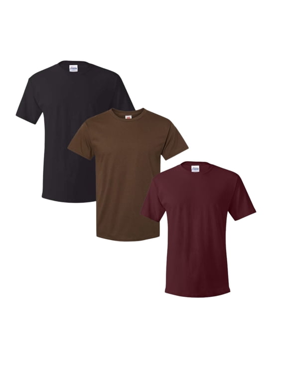 Men's Comfortsoft Cotton Tagless T-Shirts, 3 Pack