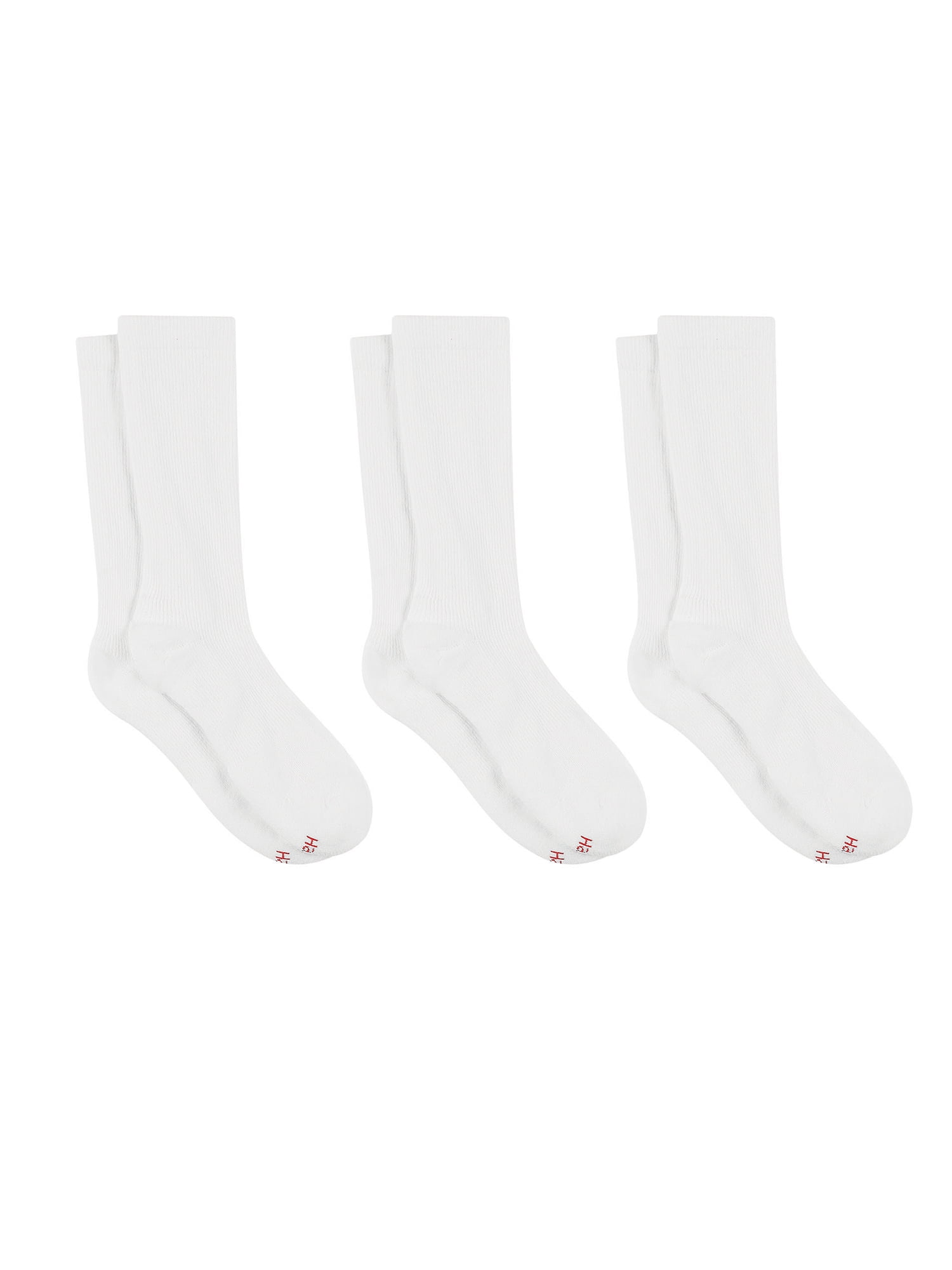 Hanes Men's Compression Crew Socks, 3-Pack - Walmart.com