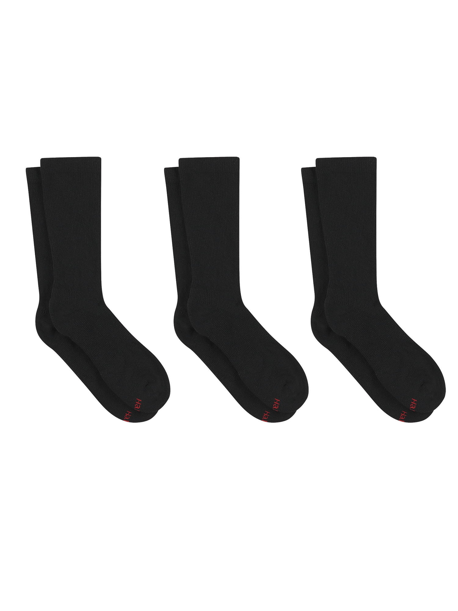 Hanes Men's Compression Crew Socks, 3Pack