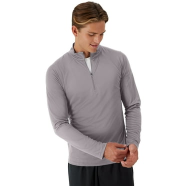 Hanes Men's Cool Dri Quarter Zip Long Sleeve Pullover, Sizes S-3XL