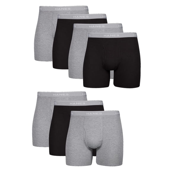 Hanes Men's Cool Dri Tagless Boxer Briefs With Comfort Flex Waistband, Multipack, 7 Pack - Assorted , XX-Large