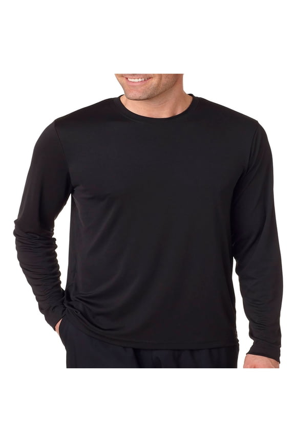 Men's Cool Long-Sleeve Performance T-Shirt, Style 482L