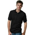 thumbnail image 1 of Hanes Men's Cotton-Blend EcoSmart Jersey Polo with Pocket, 1 of 6