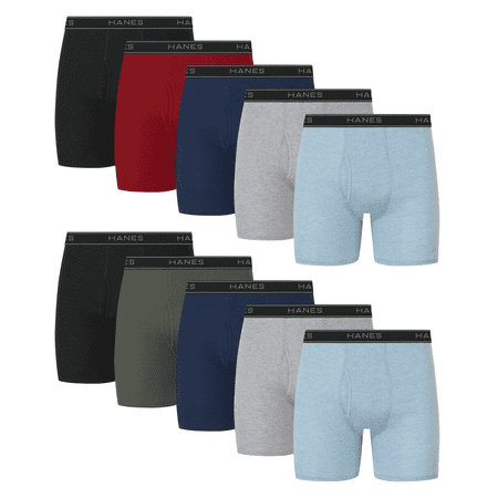 Hanes Men's Value Pack Assorted Boxer Briefs