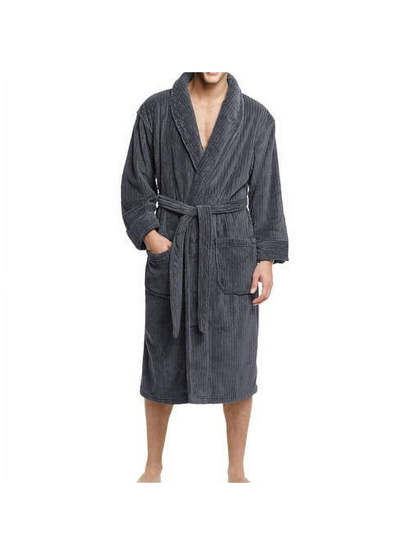 Hanes Men's Cozy Fleece Robe