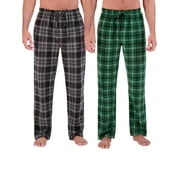 Hanes Men's Cozy Microfleece Pajama Sleep Pants, 2-Pack, Sizes S-2XL