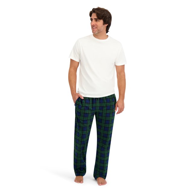 Hanes Men's Cozy Microfleece Pajama Sleep Pants, 2-Pack, Sizes S-2XL