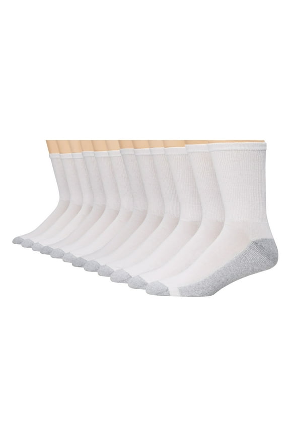 Men's Crew Socks 12 Pack + 2 Bonus Pack