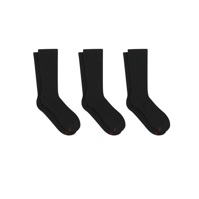 Hanes Men's Crew Socks, Compression, 6-Pack - Walmart.com