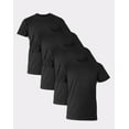 thumbnail image 1 of Hanes Men's Crewneck Undershirt 4-Pack T-Shirt Tee Comfort Fit Stretch Ultimate, 1 of 7